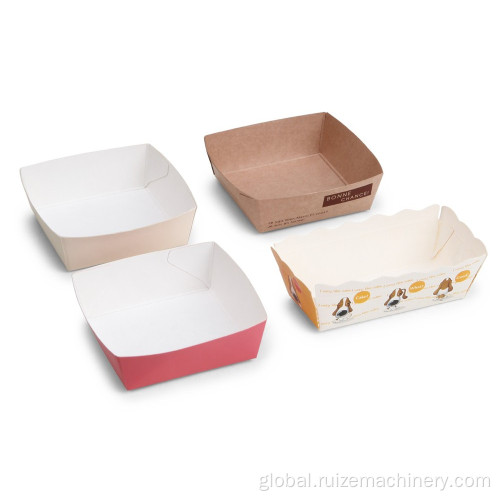 Paper Box Forming Making Machine Food Container wax coated paper food box machine Factory